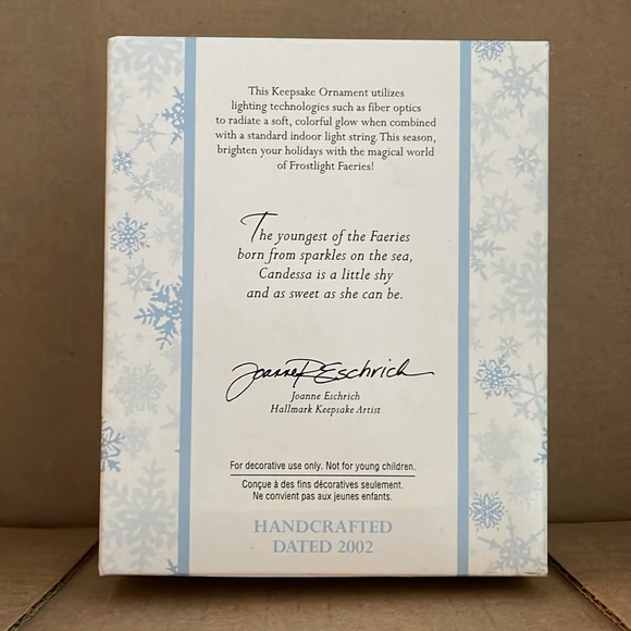 Hallmark Keepsake ornament  Baby Candessa frost light faerie too collection NWT - Picture 2 of 9